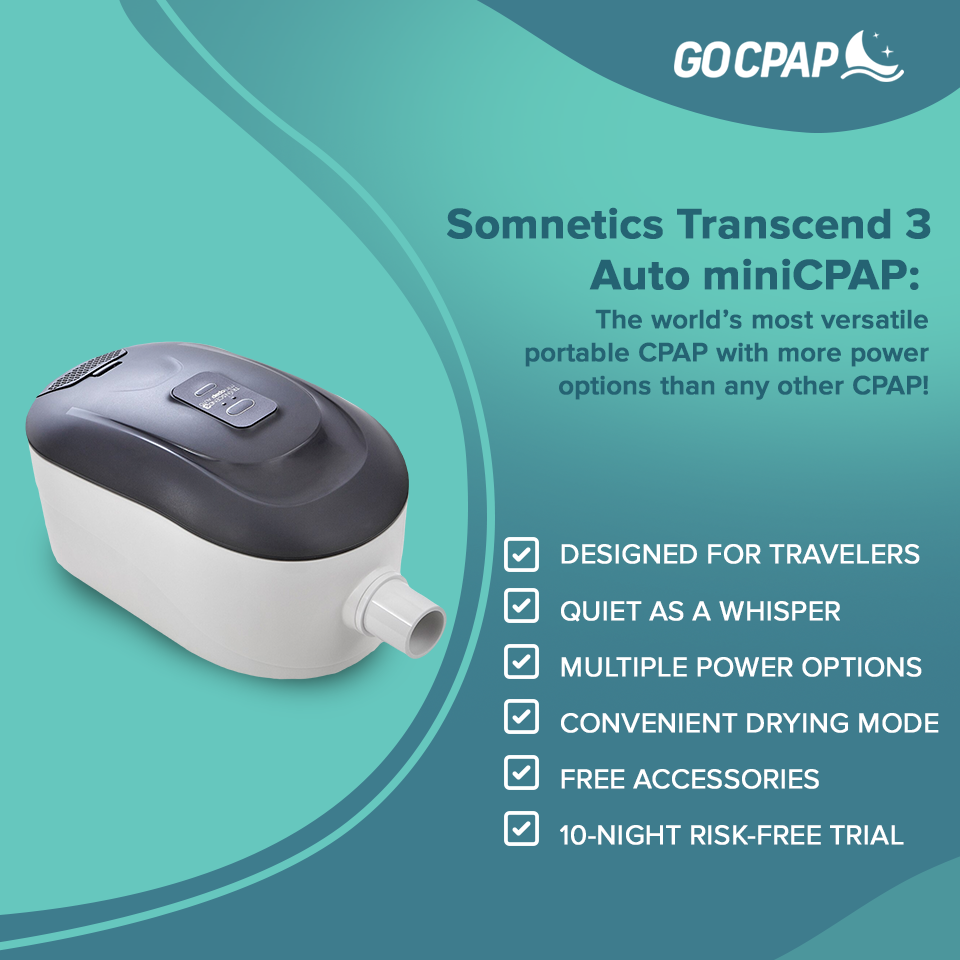 Somnetics Transcend Micro CPAP Machine Review: The Perfect Travel Companion  -  Blog