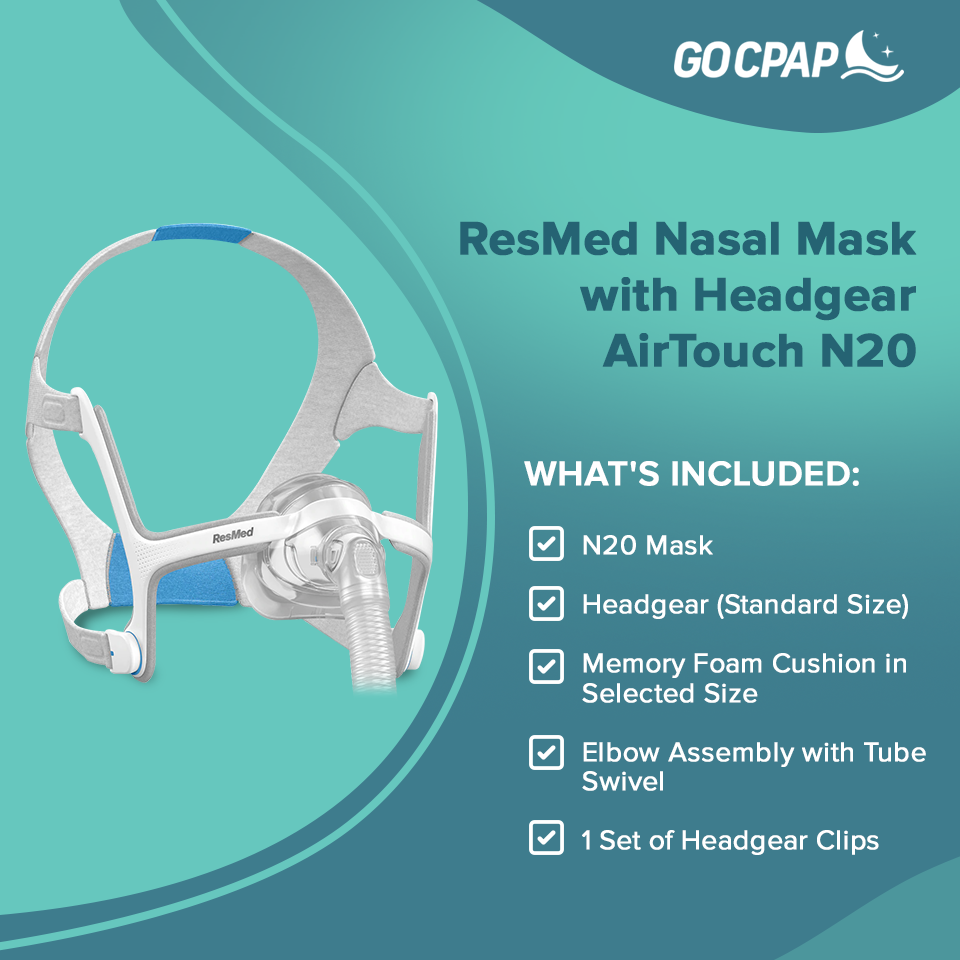 ResMed Nasal Mask Assembly Kit - AirTouch N20